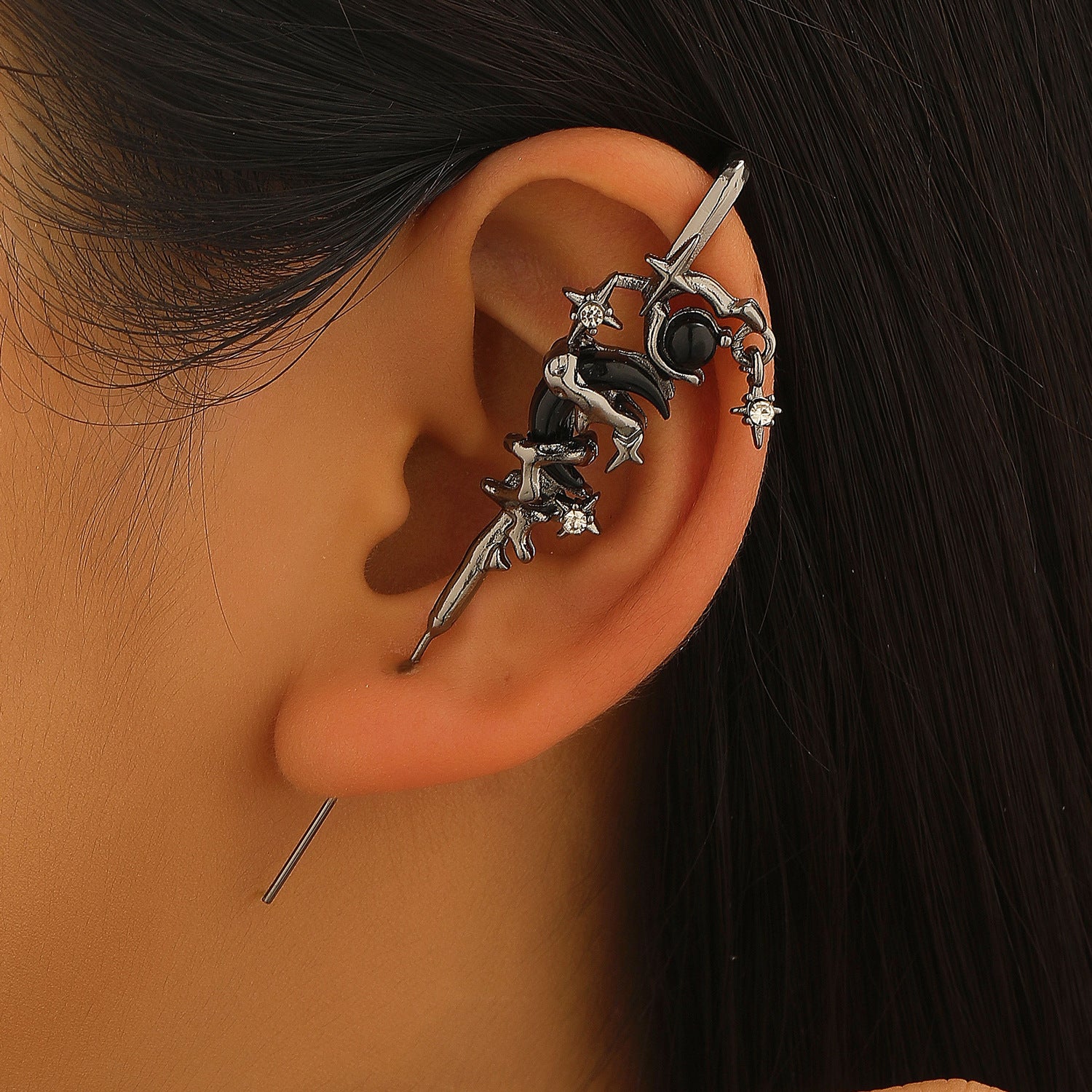 Moon Shard Ear Cuffs (Set of 2)