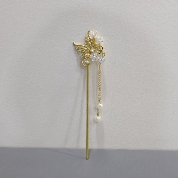 Golden Butterfly Hairpin