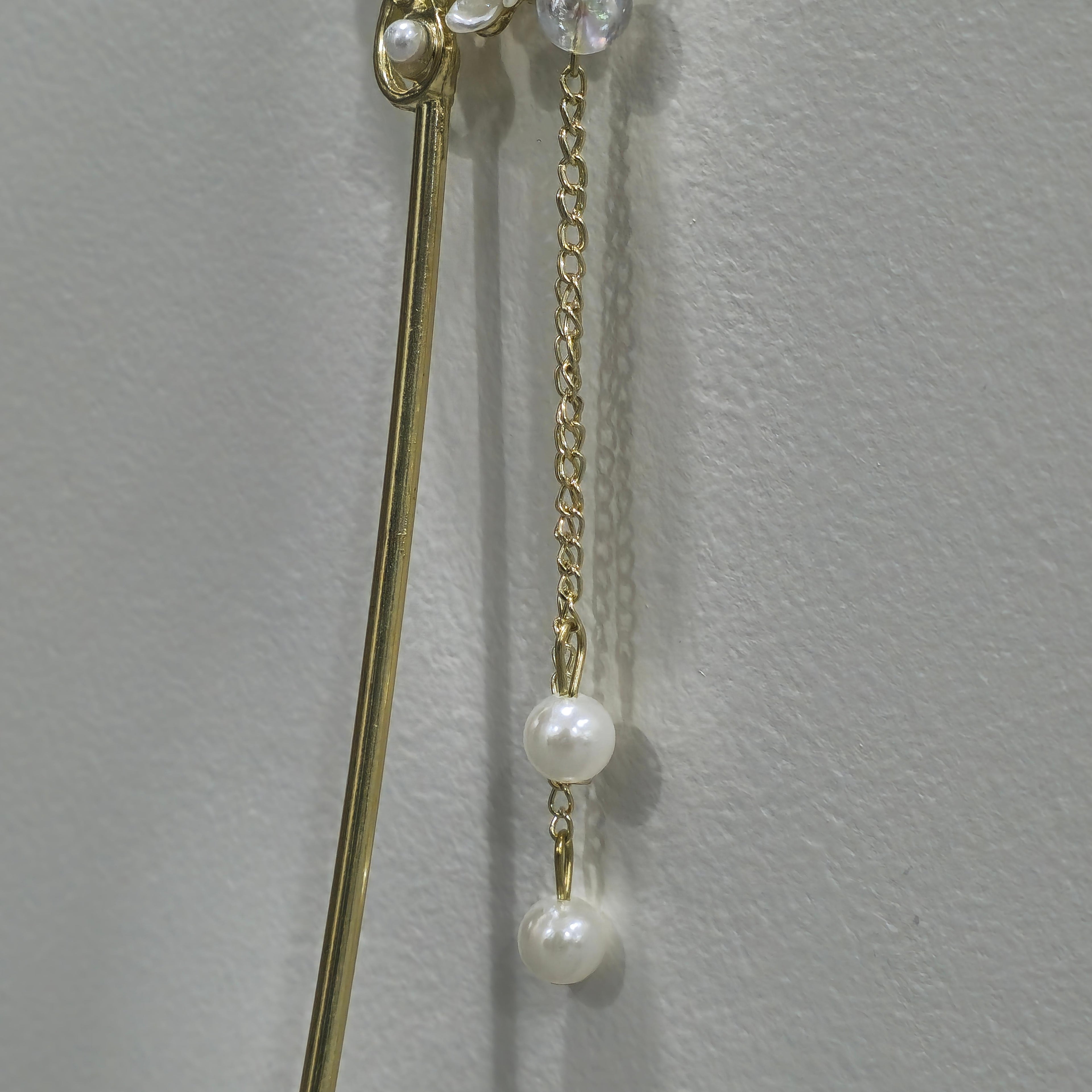 Golden Butterfly Hairpin