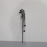 Black Rose Hairpin