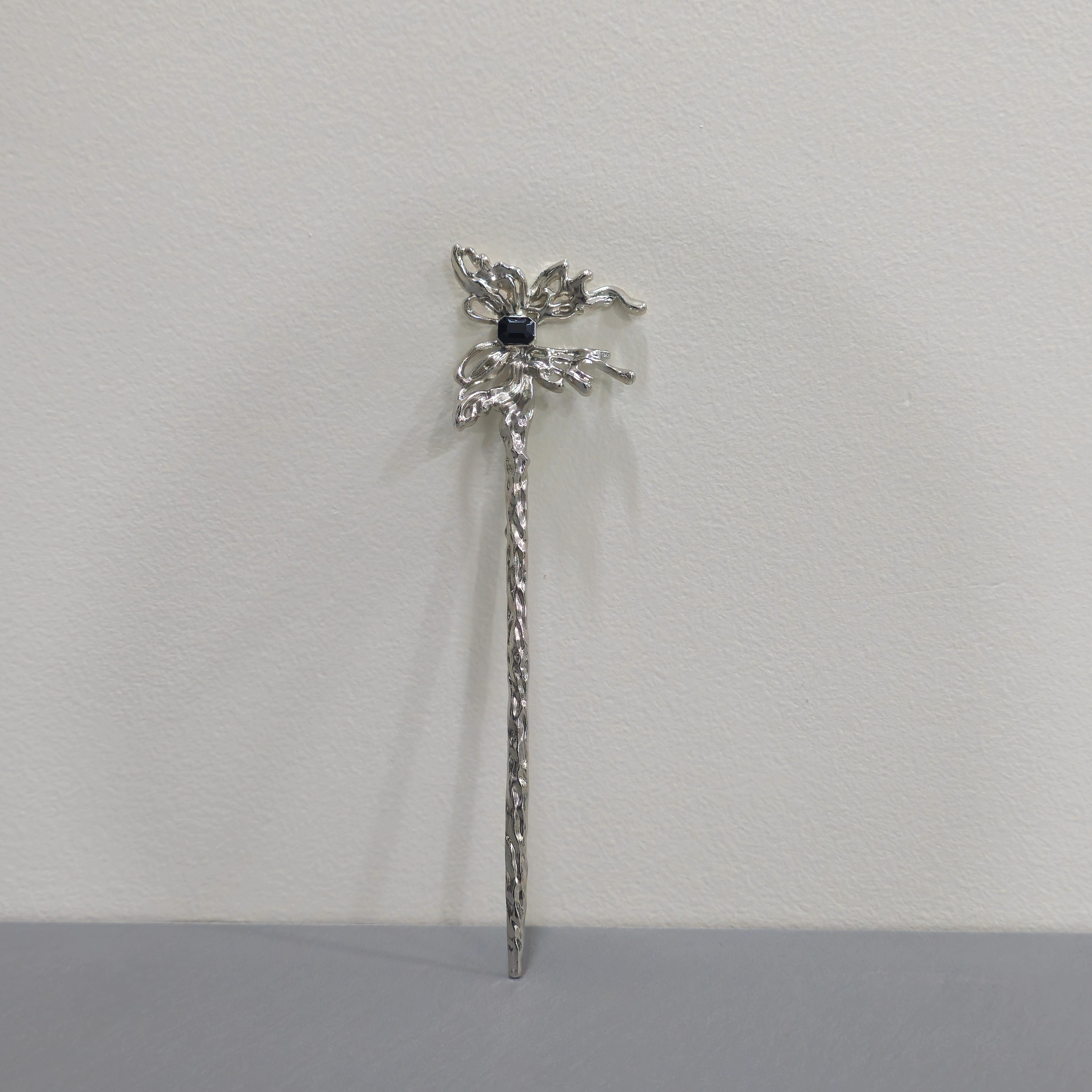 Scarlet Butterfly Hairpin