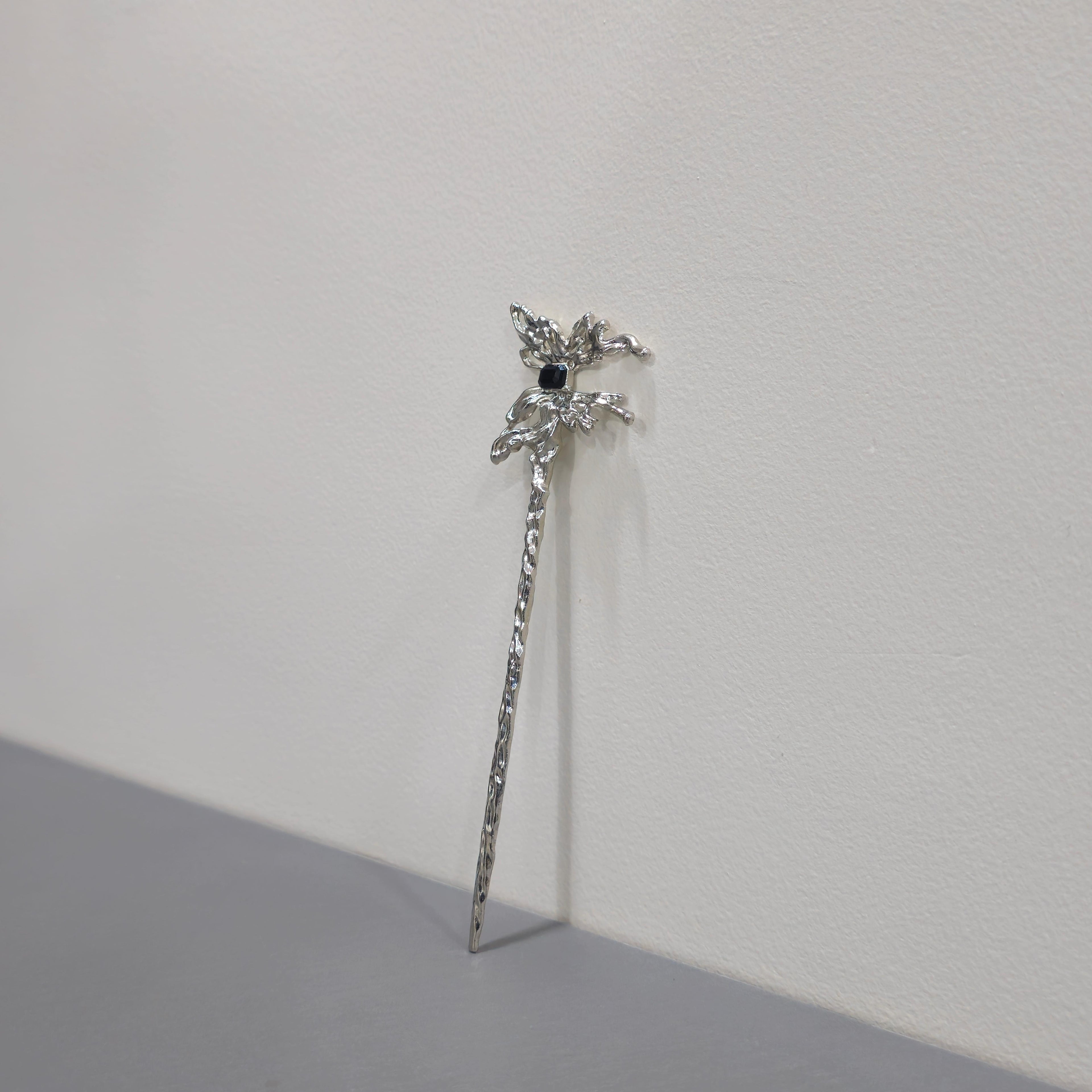 Scarlet Butterfly Hairpin