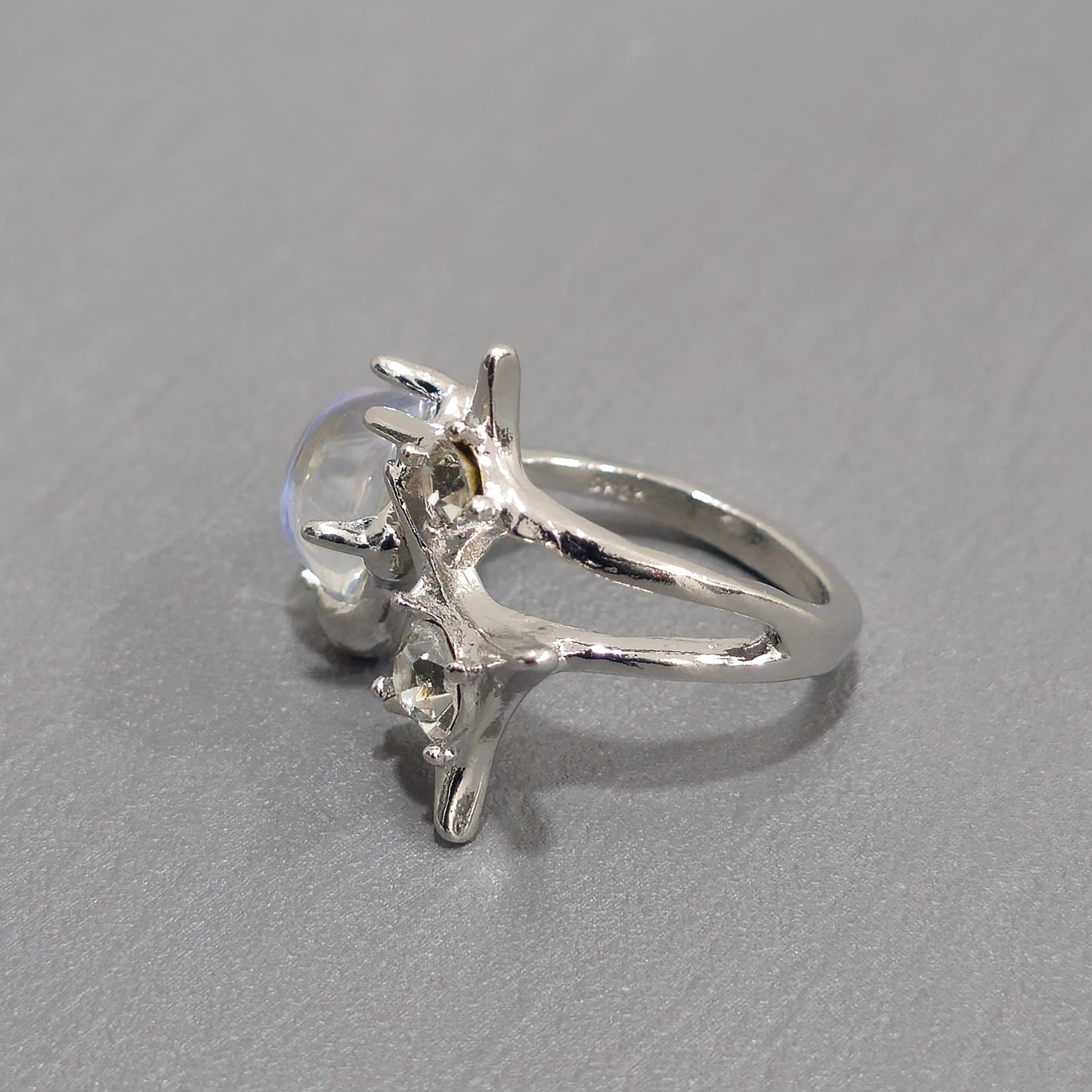 Eight-Pointed Star Moonlight Ring