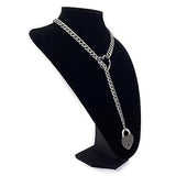 Heart O-ring Slip Chain Necklace