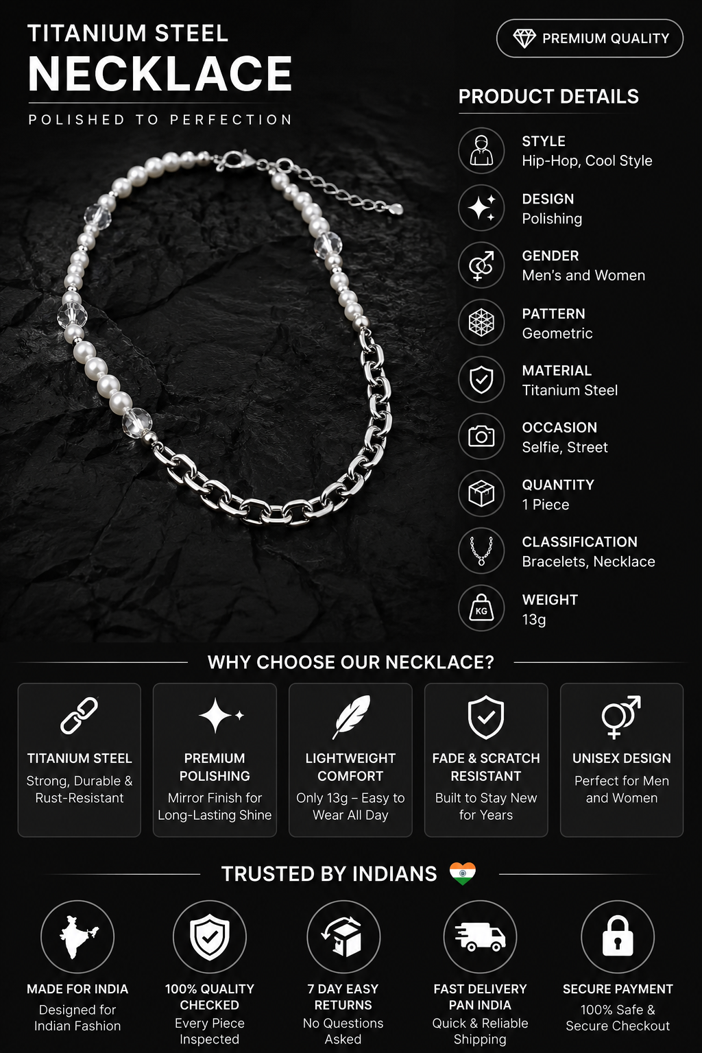 Pearl Link Necklace