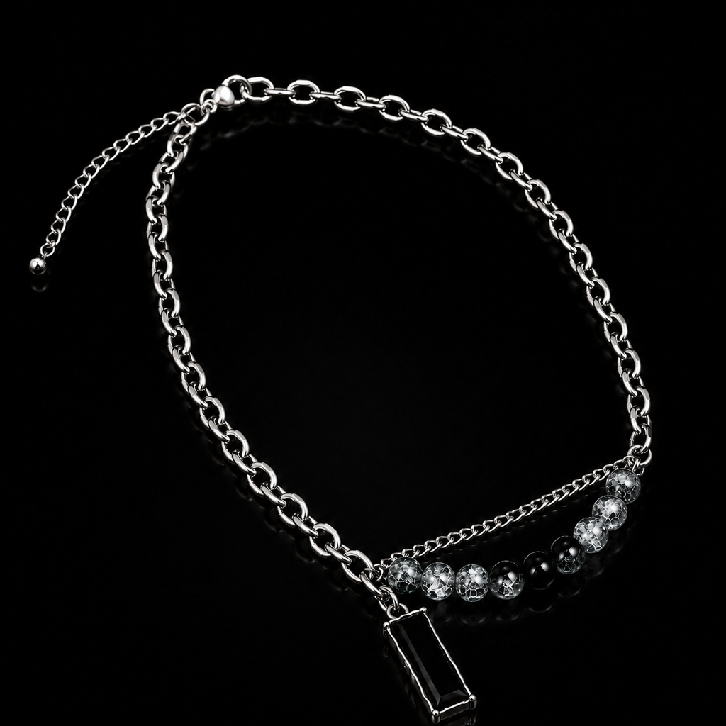 Obsidian Edge Titanium Necklace