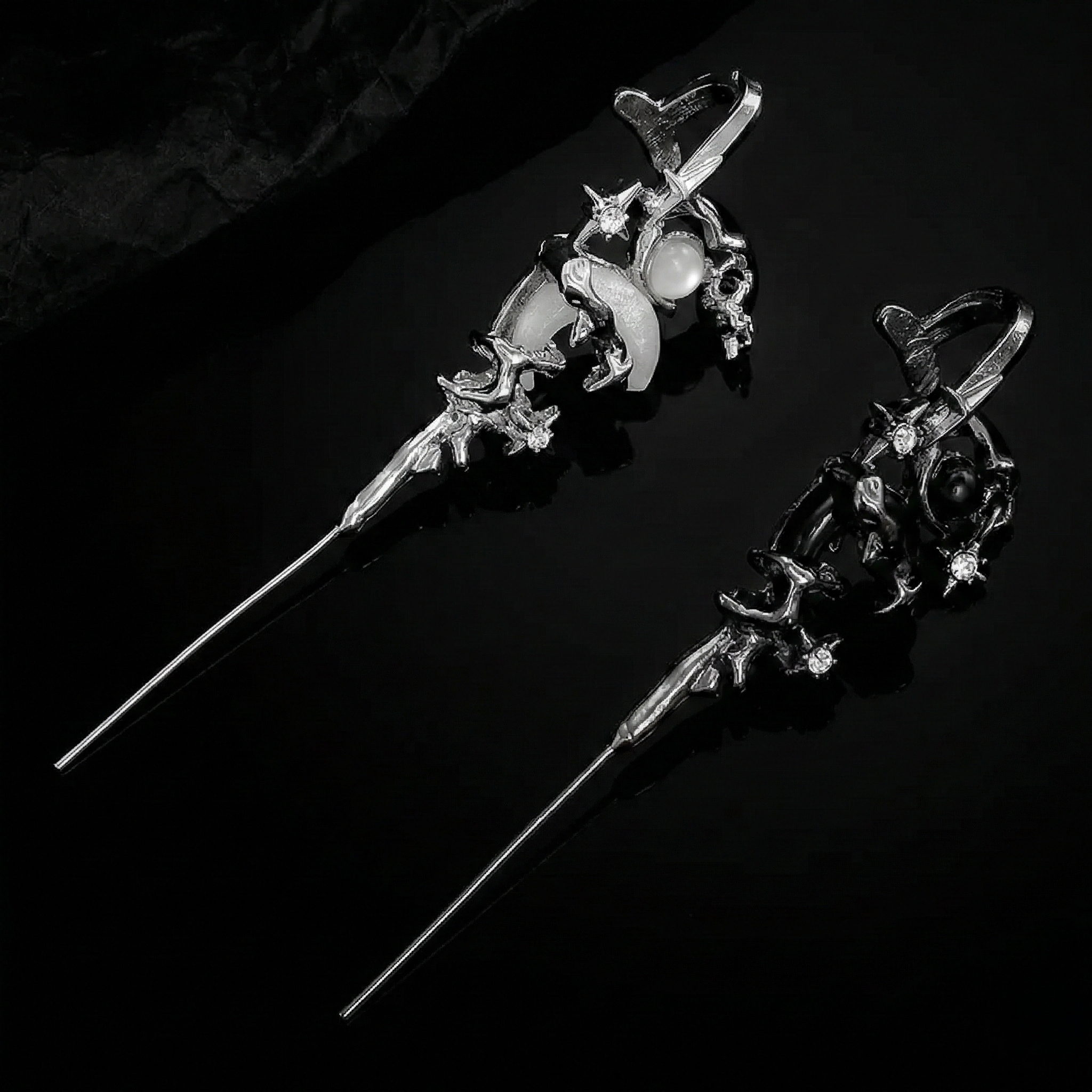 Moon Shard Ear Cuffs (Set of 2)