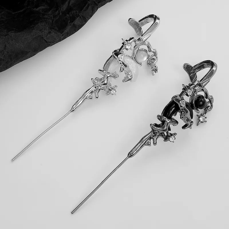 Moon Shard Ear Cuffs (Set of 2)