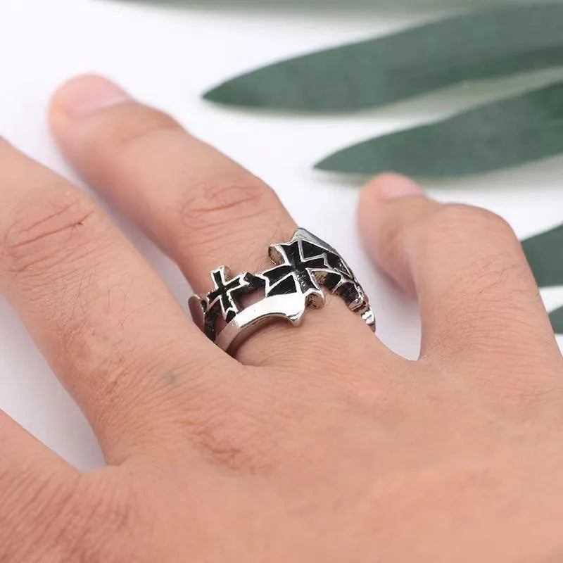 CURSED CROSS RING