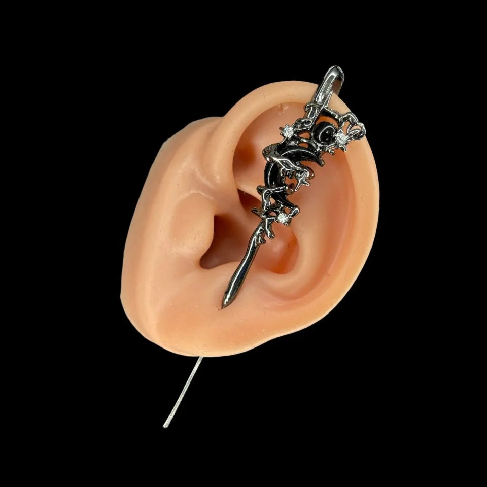 Moon Shard Ear Cuffs (Set of 2)