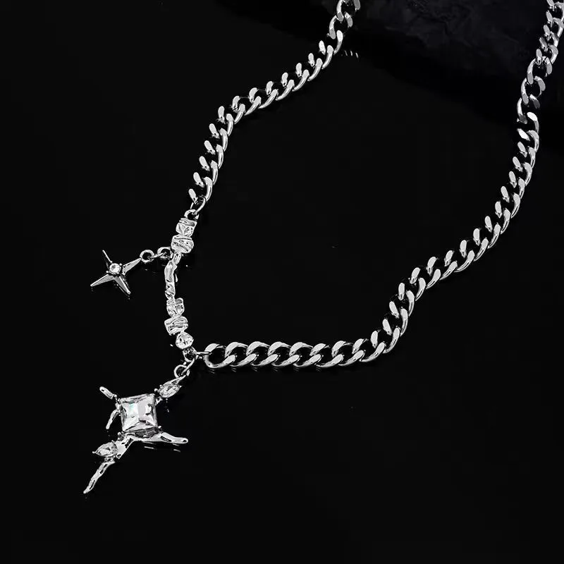 Starbust unisex necklace